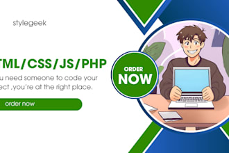 excel in HTML, CSS, javascript, PHP , web programming, PSD to HTML