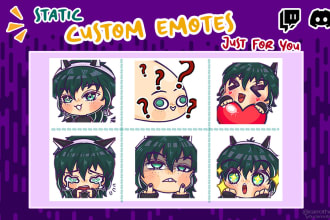 create custom chibi emotes for your twitch and discord etc