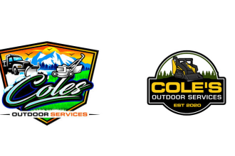 design removal lawn care, landscape and agriculture logo