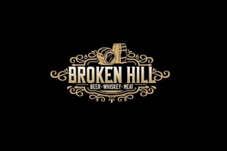 create an unique coffee shop bar restaurant logo or any graphics design