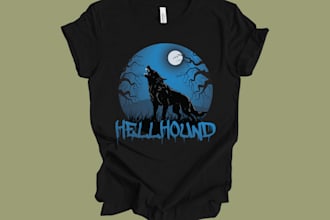 create trendy tshirt designs for pod or streetwear