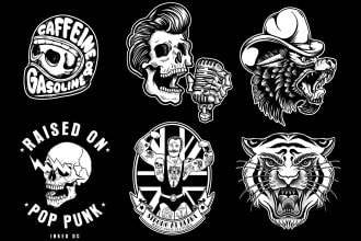 draw you a design with traditional tattoo style