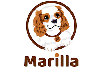 draw an unique professional pet dog and animal logo design