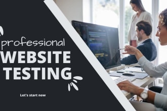 test your website or app usability, bugs and give feedback