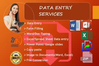 data entry, form filling, copy paste, admin assistant