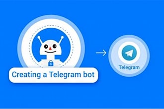 a telegram bot in node js or python