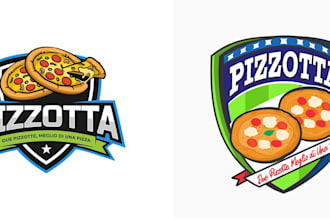 design pizza, burger, chef, bbq, food, and restaurant logo