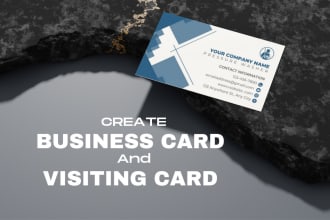 do professional business card, visiting card, personal card