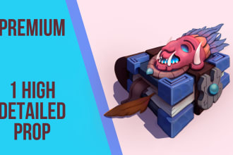 create stylized 2d icons, objects, props for the game