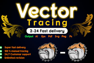 do vector tracing perfectly