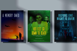 design a premium movie, film, event and concert poster