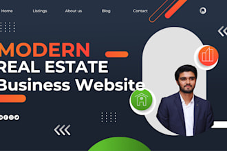 create real estate business website