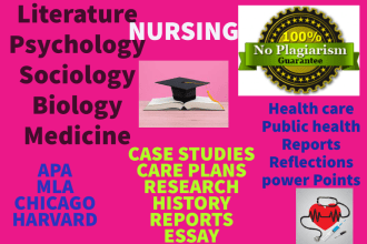 do nursing, care plans, public health, nutrition, history, sociology and essays