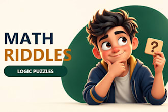 create math riddles and logic puzzles