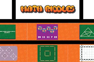 make 300 math riddles