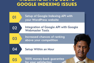 setup instant google indexing API to solve indexing issues