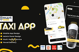 design and develop taxi booking app like uber