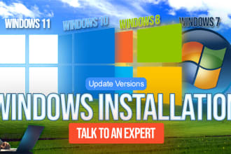 help you install windows 10, 11