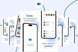 design mobile app screenshots for google play and app store in figma