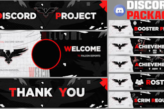 create discord banner logo for gaming community fivem server