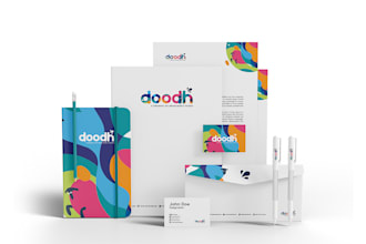 create corporate or minimalist logo and brand kit guidelines