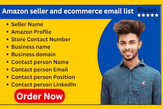 provide ecommerce leads , shopify, contact list and amazon sellers lead list