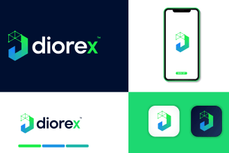design modern saas,startup, security, technology, app icon, marketing logo