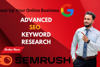 do advanced SEO keyword research and competitor analysis