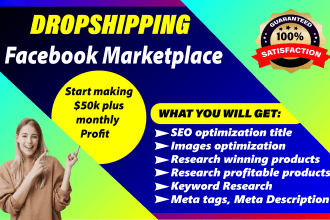 do facebook marketplace dropshipping