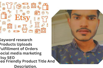 manage etsy full account as etsy store manager, etsy SEO