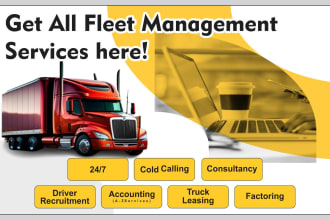 take care of your trucking dispatching, logistics business