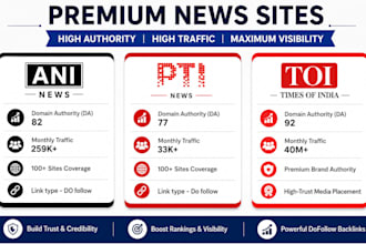 publish guest posts on ani news, pti news and timesofindia