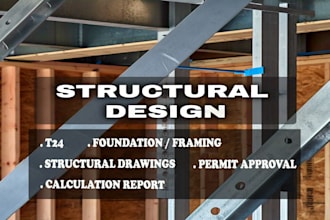 do permit civil engineering structural drawings design and calculation report