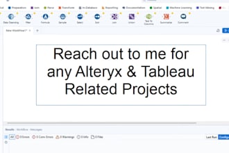develop an optimized alteryx workflow