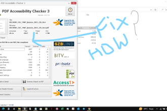 help you to make your PDF documents accessible wcag 508 pdfua