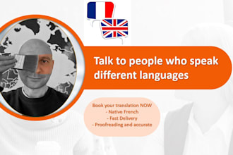 do your french english translations