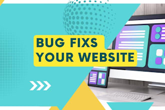 do fix html css bootstrap tailwind css bugs sales page fix bugs