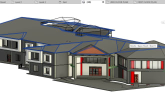 create fast bim 3d models and architectural drawing in revit