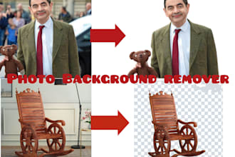 do photo background removal and fast delivery