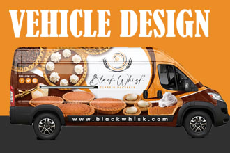 do modern vehicle wrap design, truck wrap car bus boat box trailor wrap design