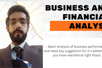 be your business and financial advisor