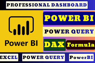 build power bi dashboards with dax, power query and excel