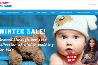 do kids clothing store, baby store, baby products, toys, boutique website