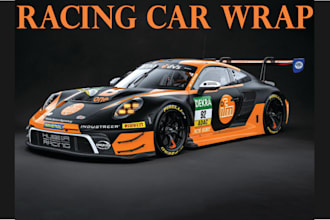 do racing car wrap design, racing car wrap, itasha car wrap, itasha car design