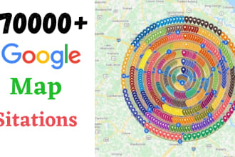 do 70,000 google maps local citations for gmb ranking local seo