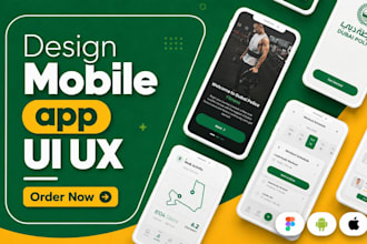 do mobile app ui ux design, figma ui ux design, figma wireframe and prototype