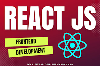 develop react js frontend with bootstrap material UI tailwind