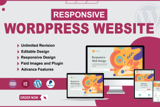 design and redesign responsive wordpress website design