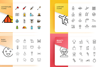 design unique, simple and modern custom icons