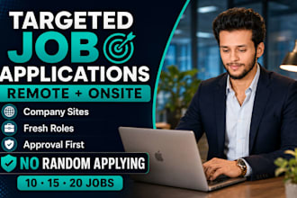 search and apply for targeted remote and onsite jobs